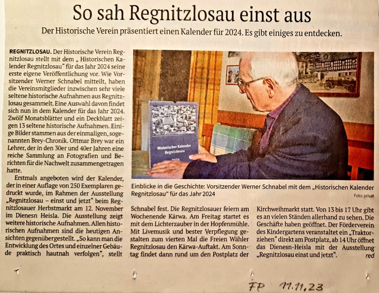 So sah Regnitzlosau einst aus